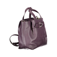 Coccinelle Purple Leather Women Handbag - Satchel Bags