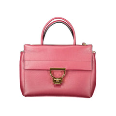 Coccinelle Purple Leather Women Handbag - Satchel Bags