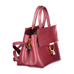 Coccinelle Purple Leather Women Handbag - Satchel Bags