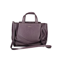 Coccinelle Purple Leather Women Handbag - Satchel Bags