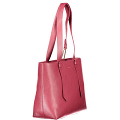 Coccinelle Purple Leather Women Handbag - Shopper Bags