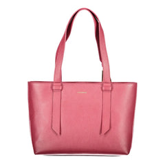 Coccinelle Purple Leather Women Handbag - Shopper Bags