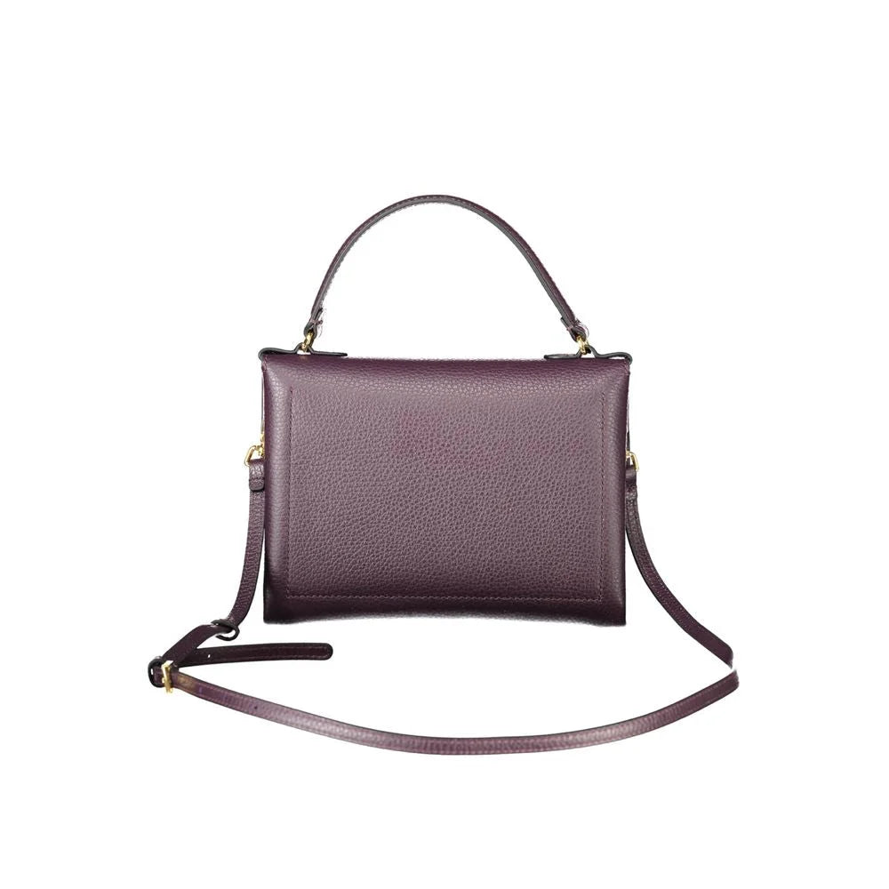 Coccinelle Purple Leather Women Handbag - Shoulder Bags