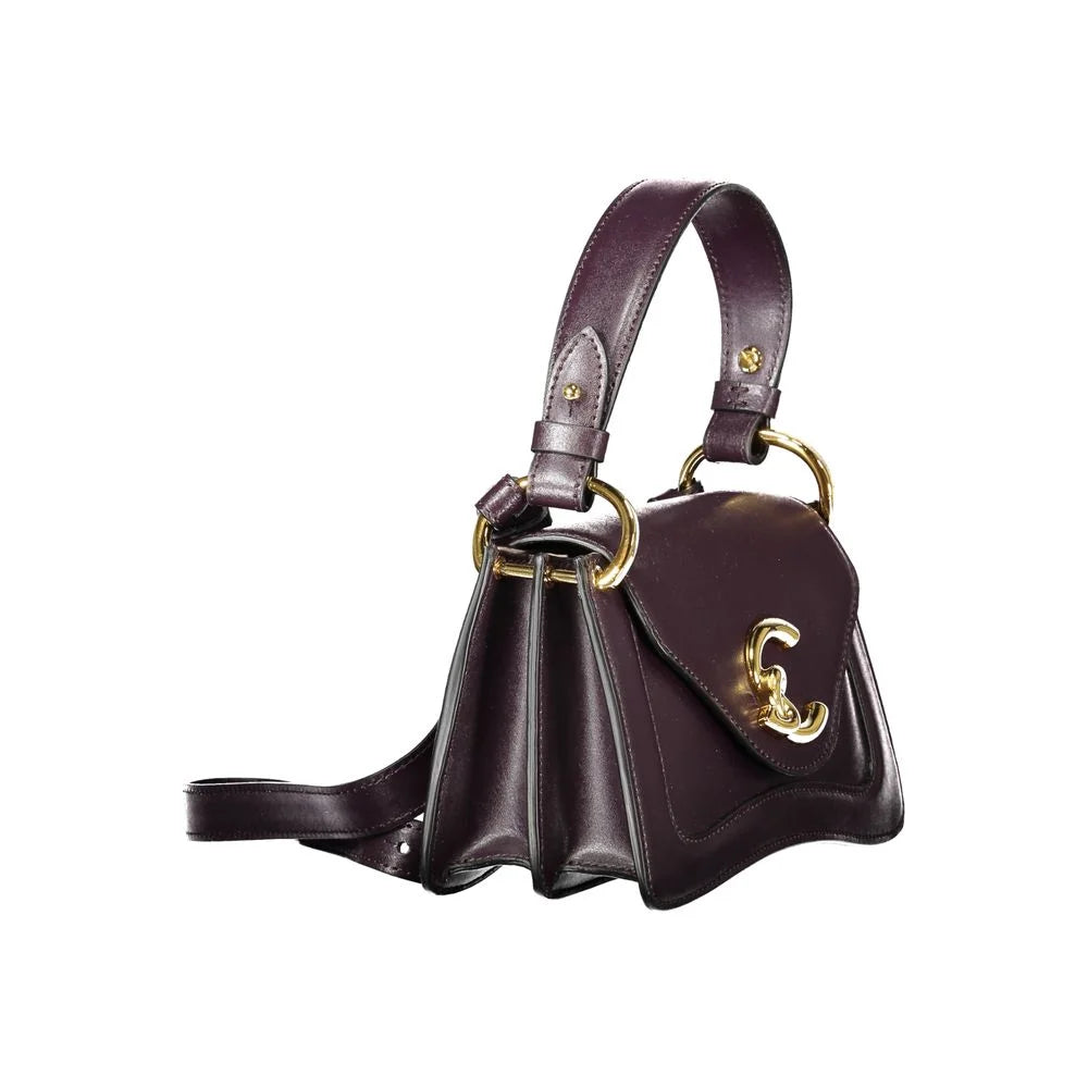 Coccinelle Purple Leather Women Handbag - Shoulder Bags