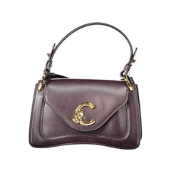 Coccinelle Purple Leather Women Handbag - Shoulder Bags