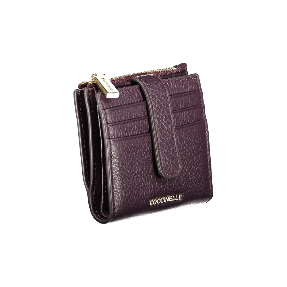Coccinelle Purple Leather Women Wallet - Wallets