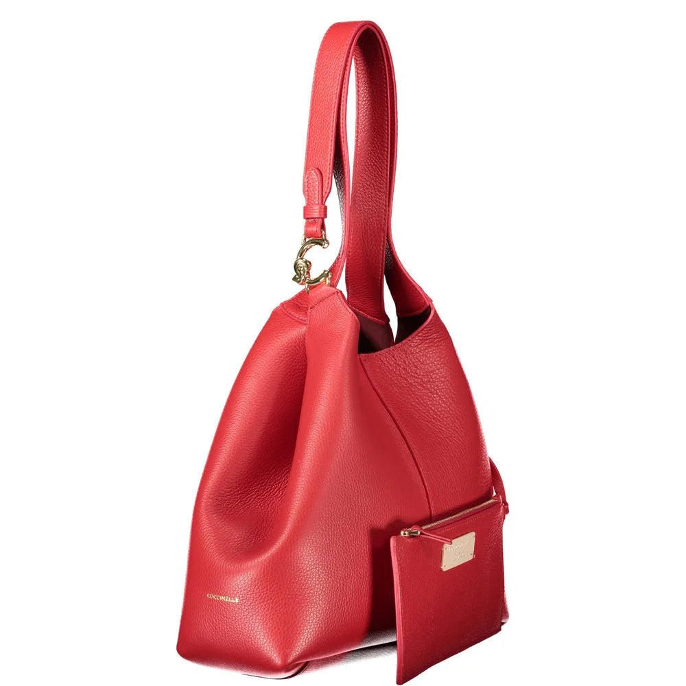 Coccinelle Red Leather Handbag