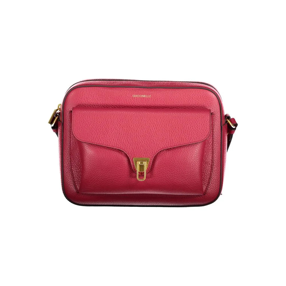 Coccinelle Red Leather Handbag - Handbags