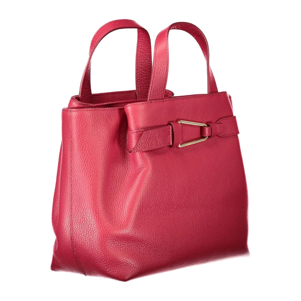 Coccinelle Red Leather Handbag - Satchel Bags