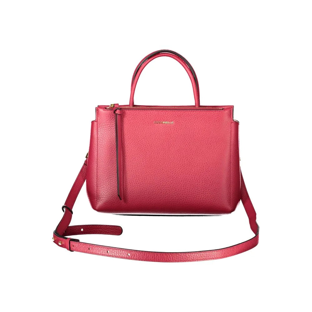 Coccinelle Red Leather Handbag - Satchel Bags