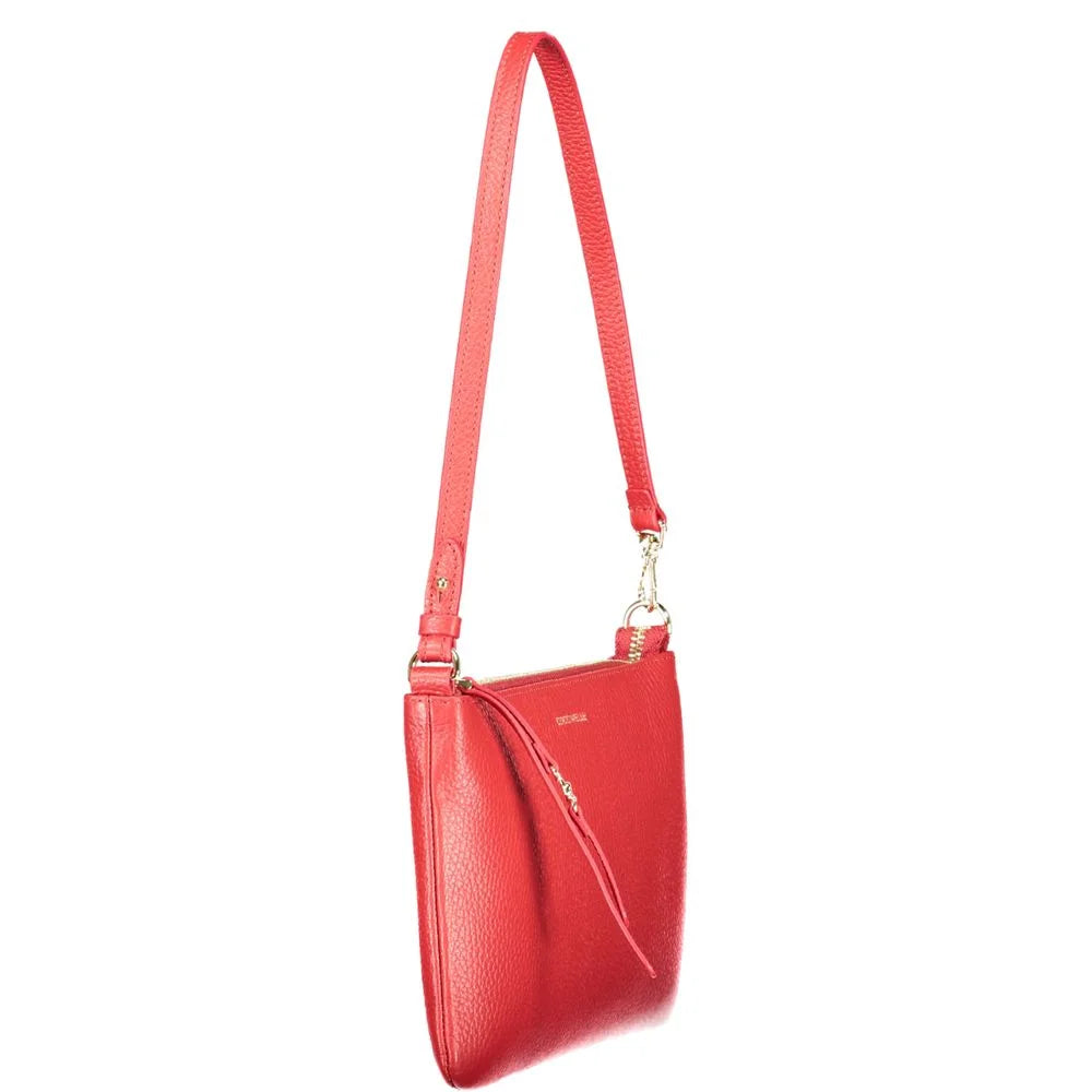 Coccinelle Red Leather Women Handbag