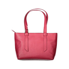 Coccinelle Red Leather Women Handbag - Shopper Bags