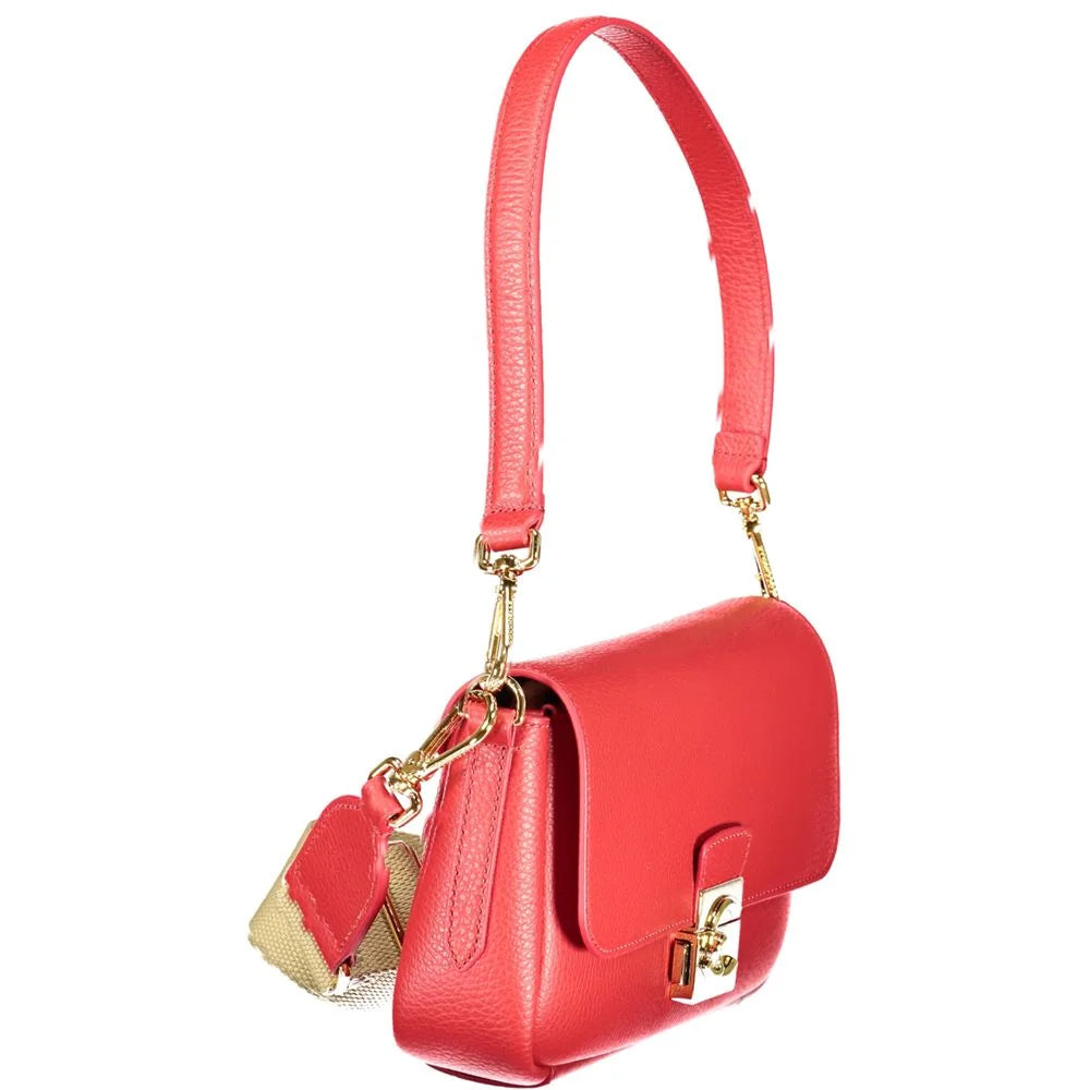 Coccinelle Rosso Leather Women Handbag - Cross Body Bags