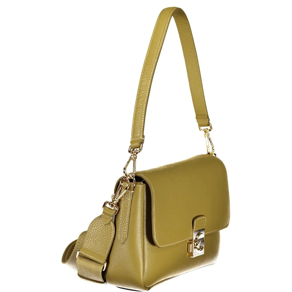 Coccinelle Verde Leather Women Handbag - Shoulder Bags