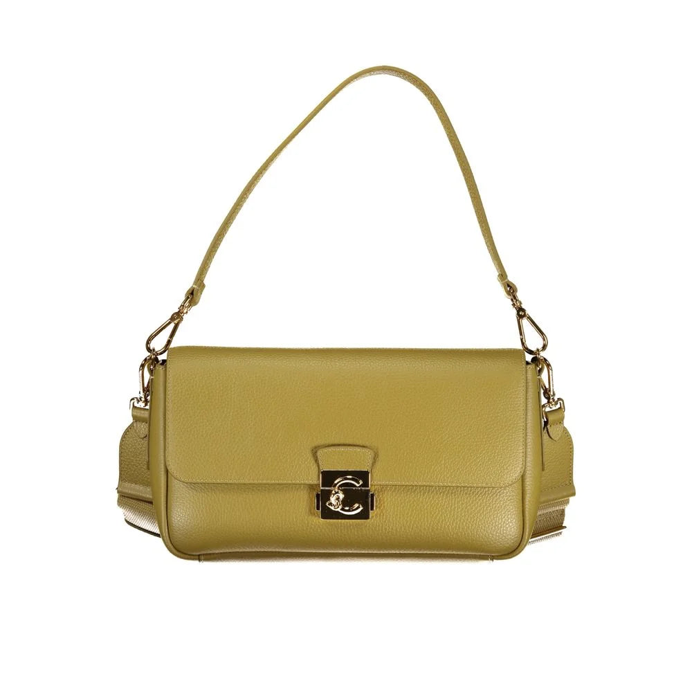 Coccinelle Verde Leather Women Handbag - Shoulder Bags