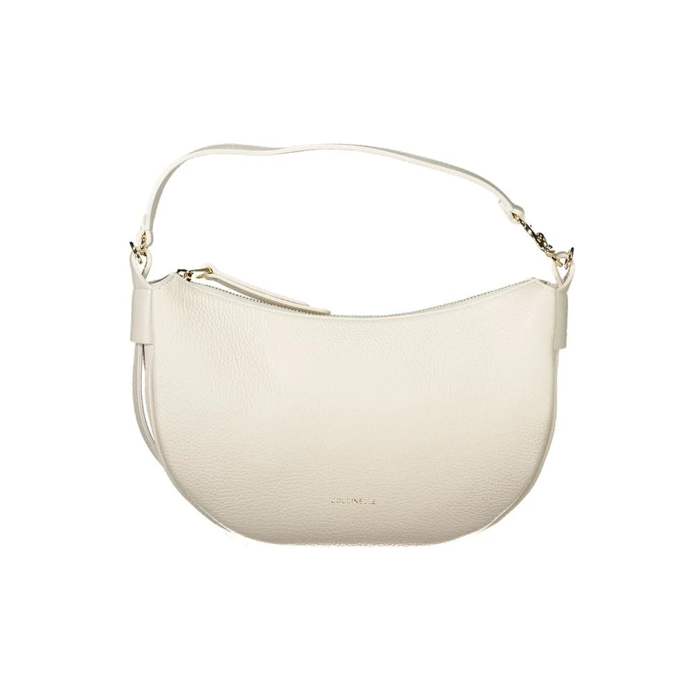 Coccinelle White Leather Handbag