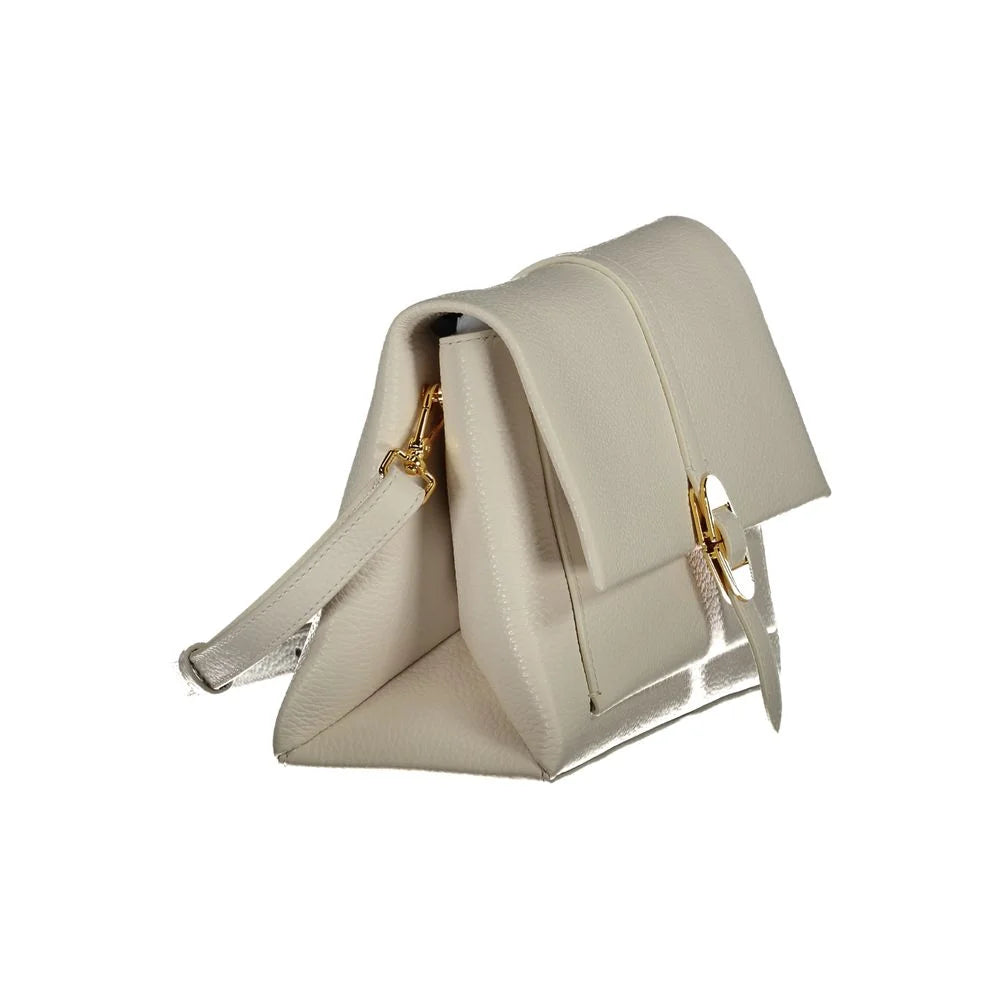 Coccinelle White Leather Handbag - Clutch Bags