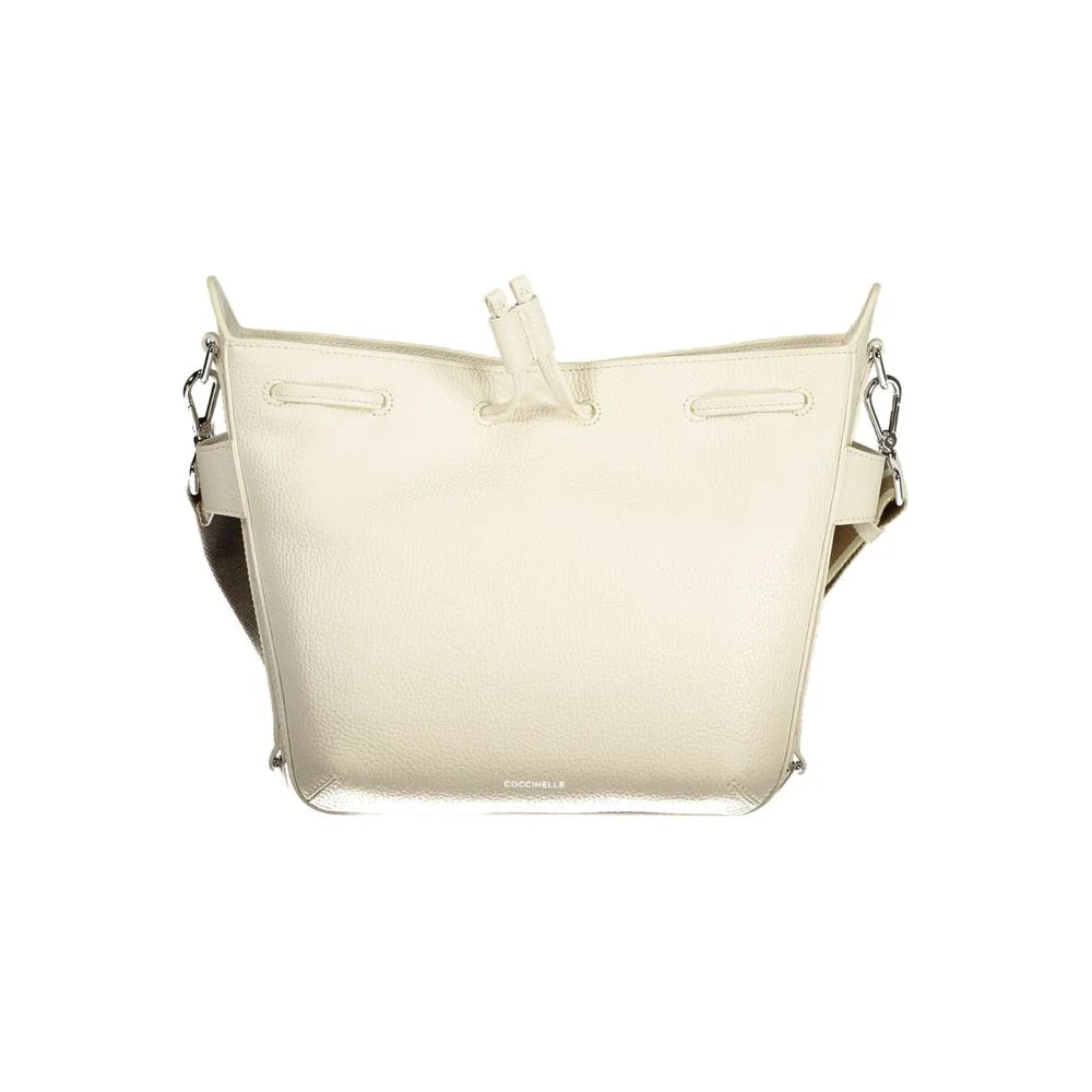 Coccinelle White Leather Women Handbag
