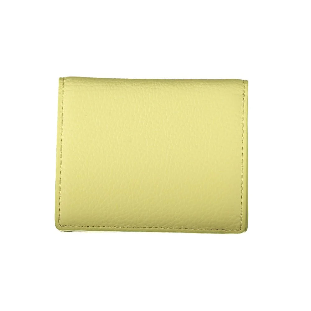 Coccinelle Yellow Leather Wallet - Wallets