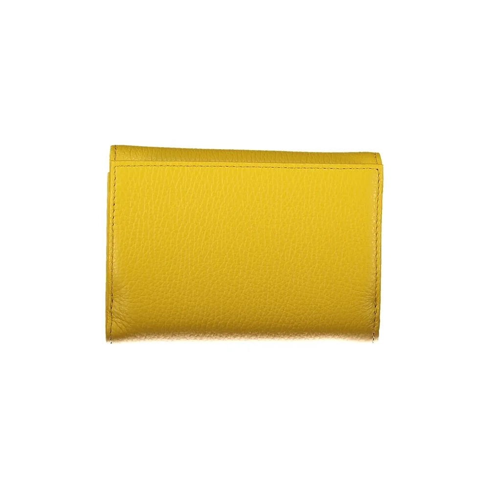 Coccinelle Yellow Leather Wallet - Wallets