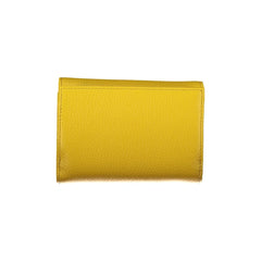 Coccinelle Yellow Leather Wallet - Wallets