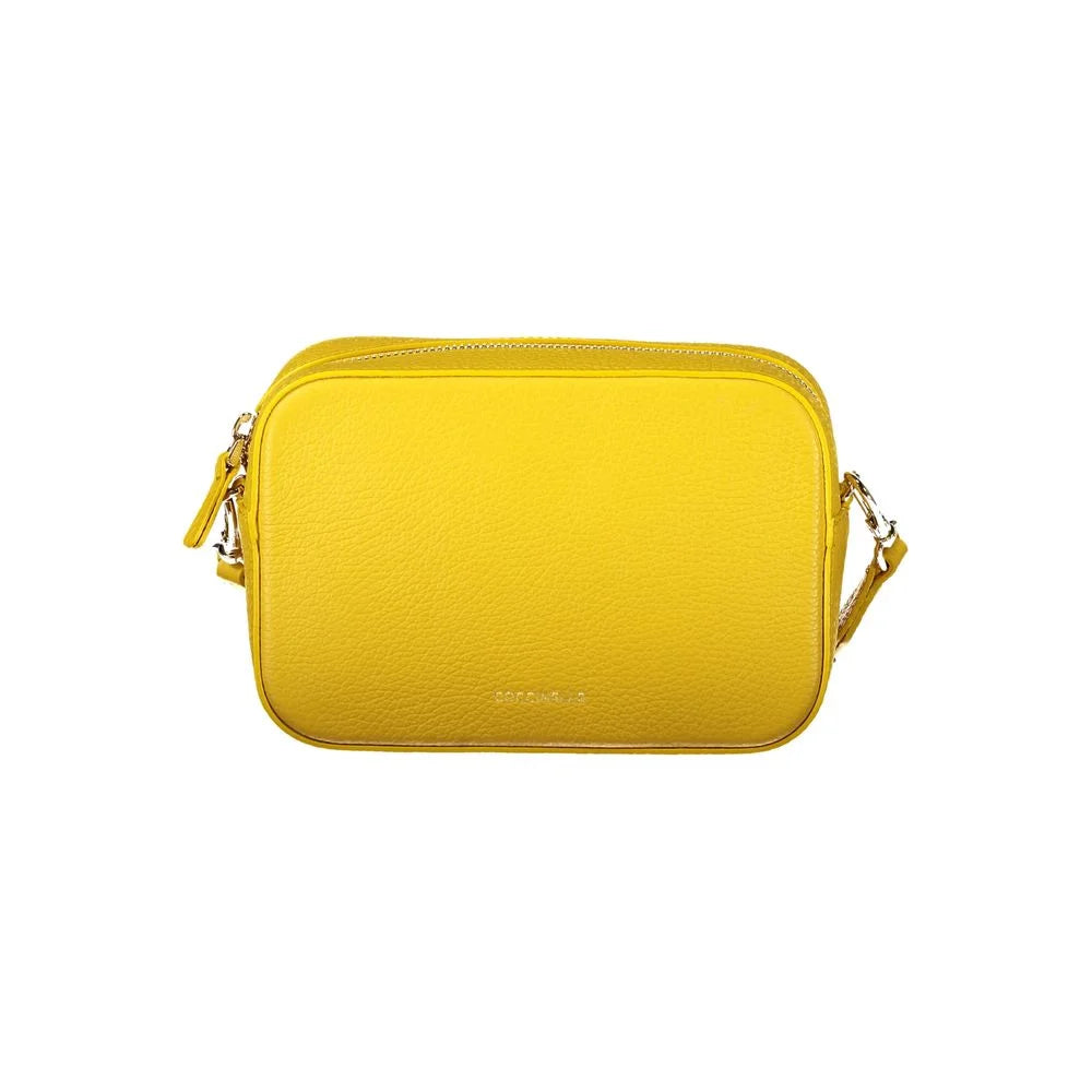 Coccinelle Yellow Leather Women Handbag - Cross Body Bags