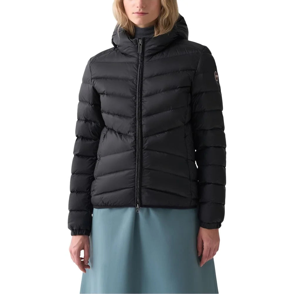 Colmar Originals Black Polyamide Coat - IT46 | L