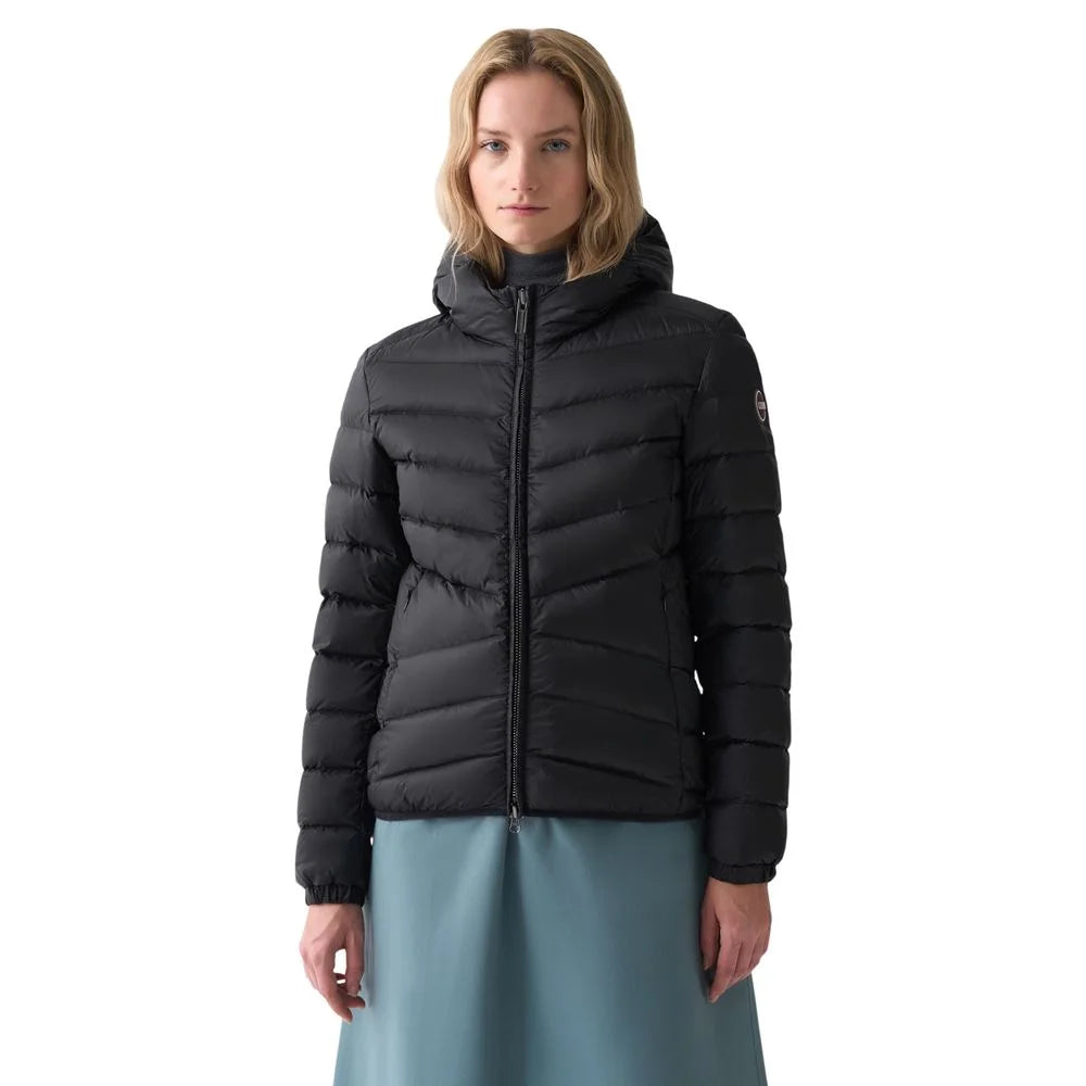 Colmar Originals Black Polyamide Coat - IT46 | L