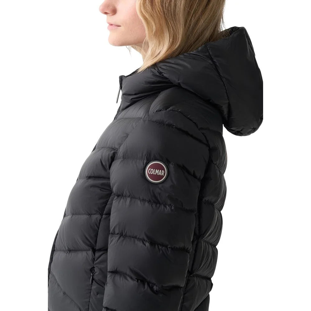 Colmar Originals Black Polyamide Coat - IT46 | L