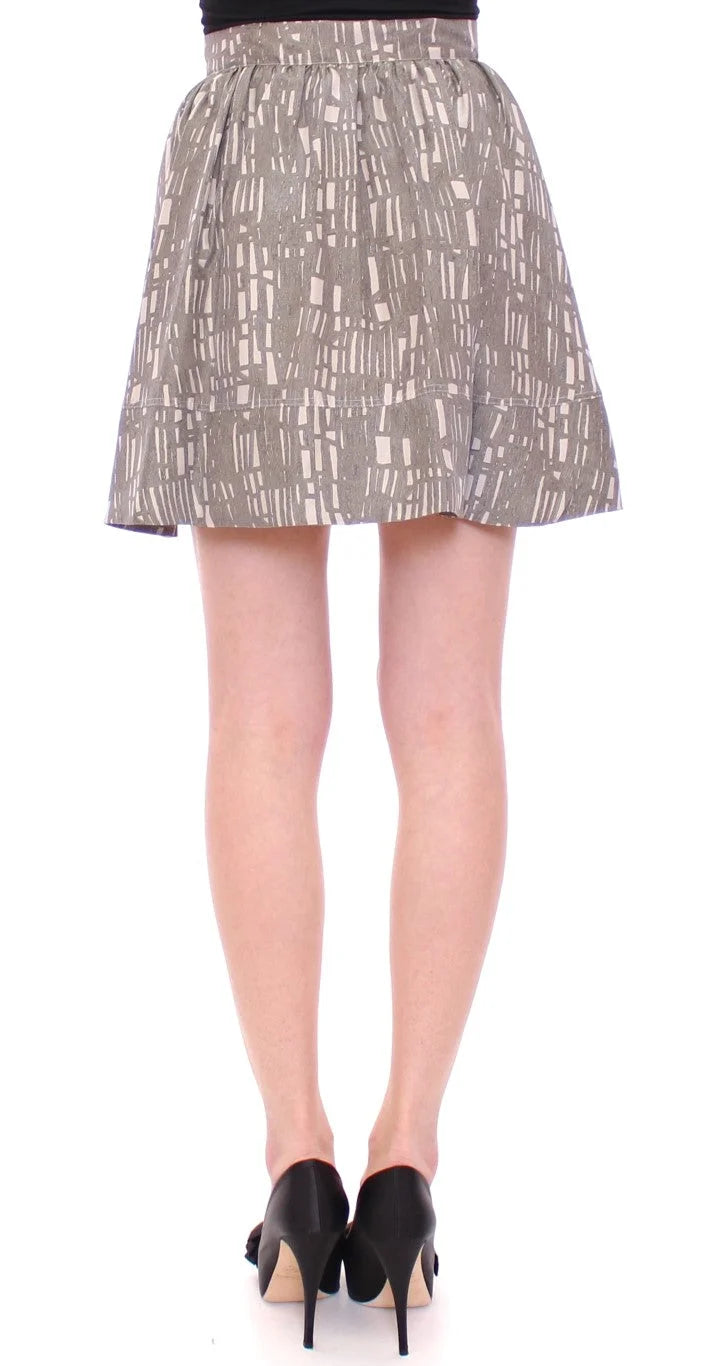 Comeforbreakfast Gray Mini Short A-Line Skirt - Skirts