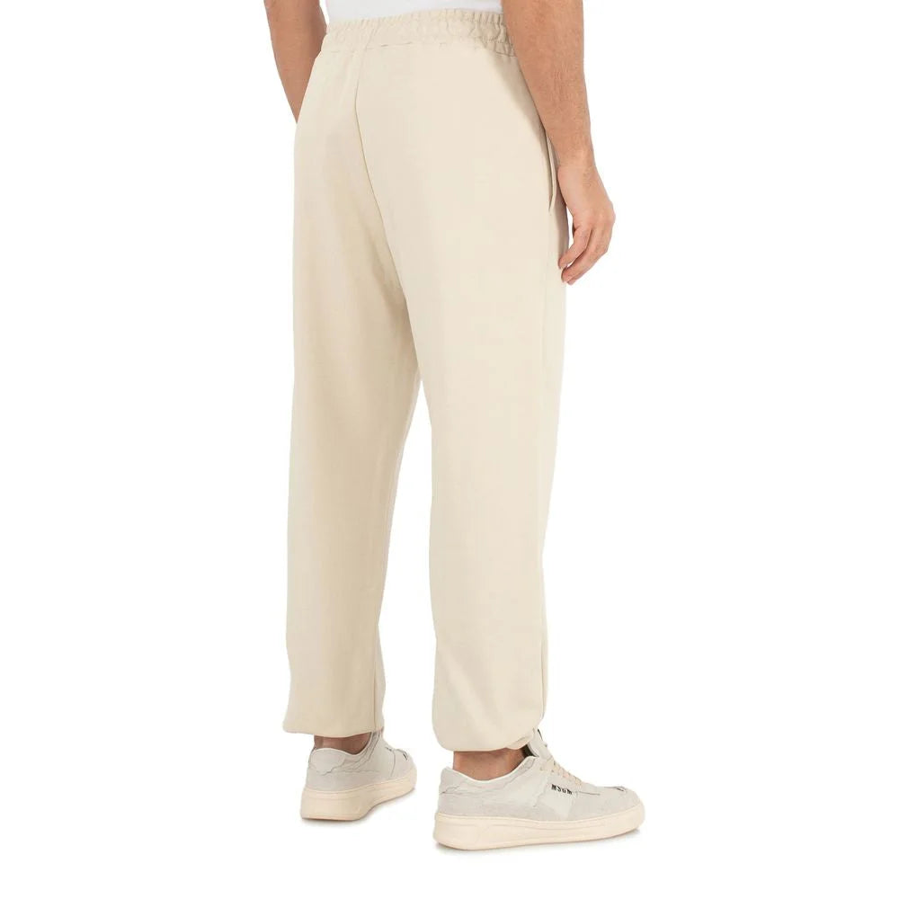 Comme Des Fuckdown Beige Cotton Men Sweatpant - Joggers