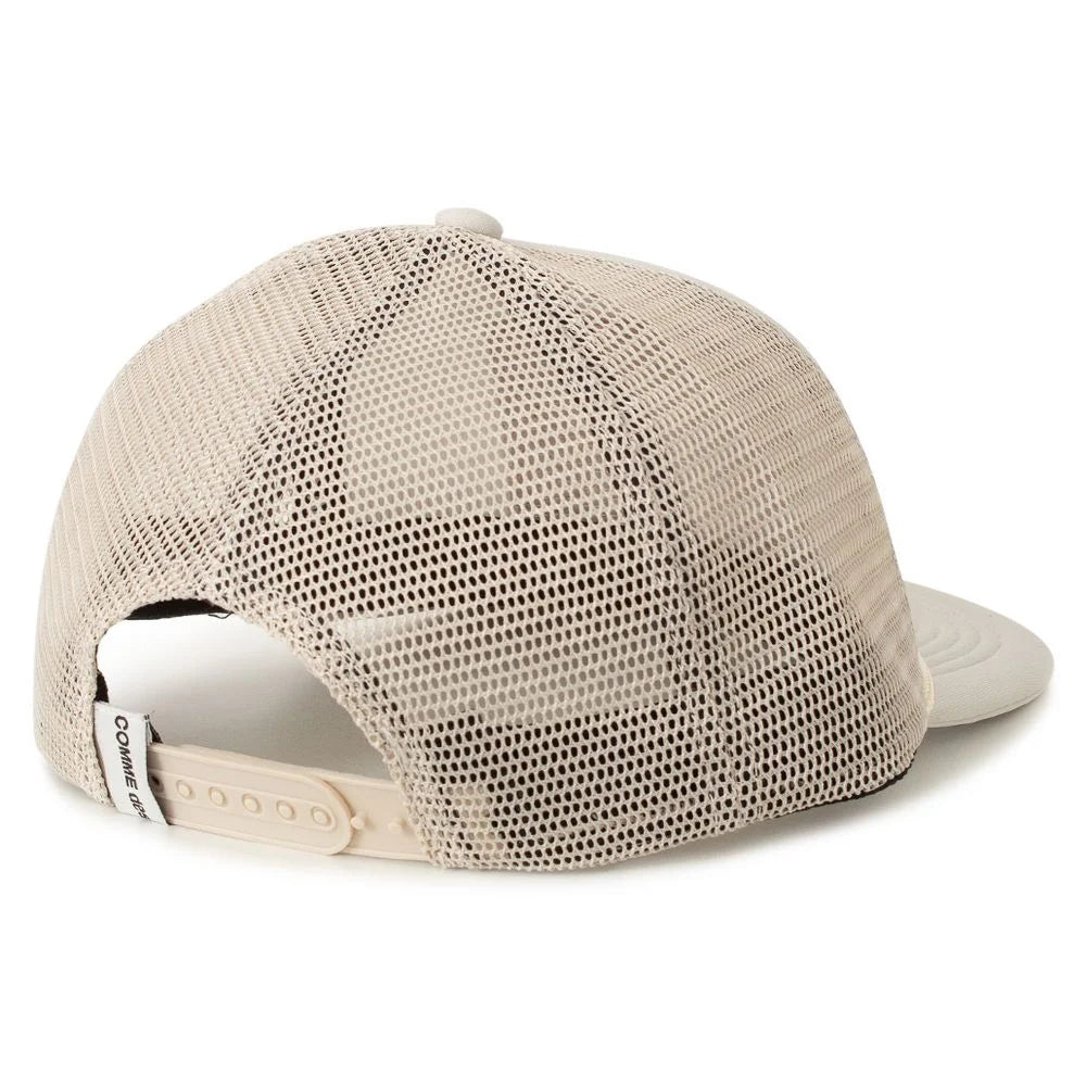 Comme Des Fuckdown Beige Polyester Hat - UNI - Trucker Hats