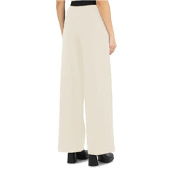 Comme Des Fuckdown Beige Polyester Women Palazzo Trousers - Trousers