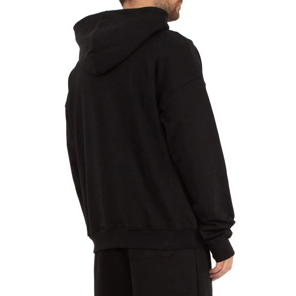 Comme Des Fuckdown Black Cotton Men’s Hooded Sweatshirt - XXL - Hoodies