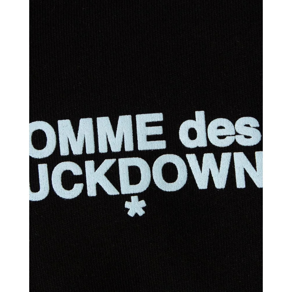 Comme Des Fuckdown Black Cotton Men’s Hooded Sweatshirt - XXL - Hoodies