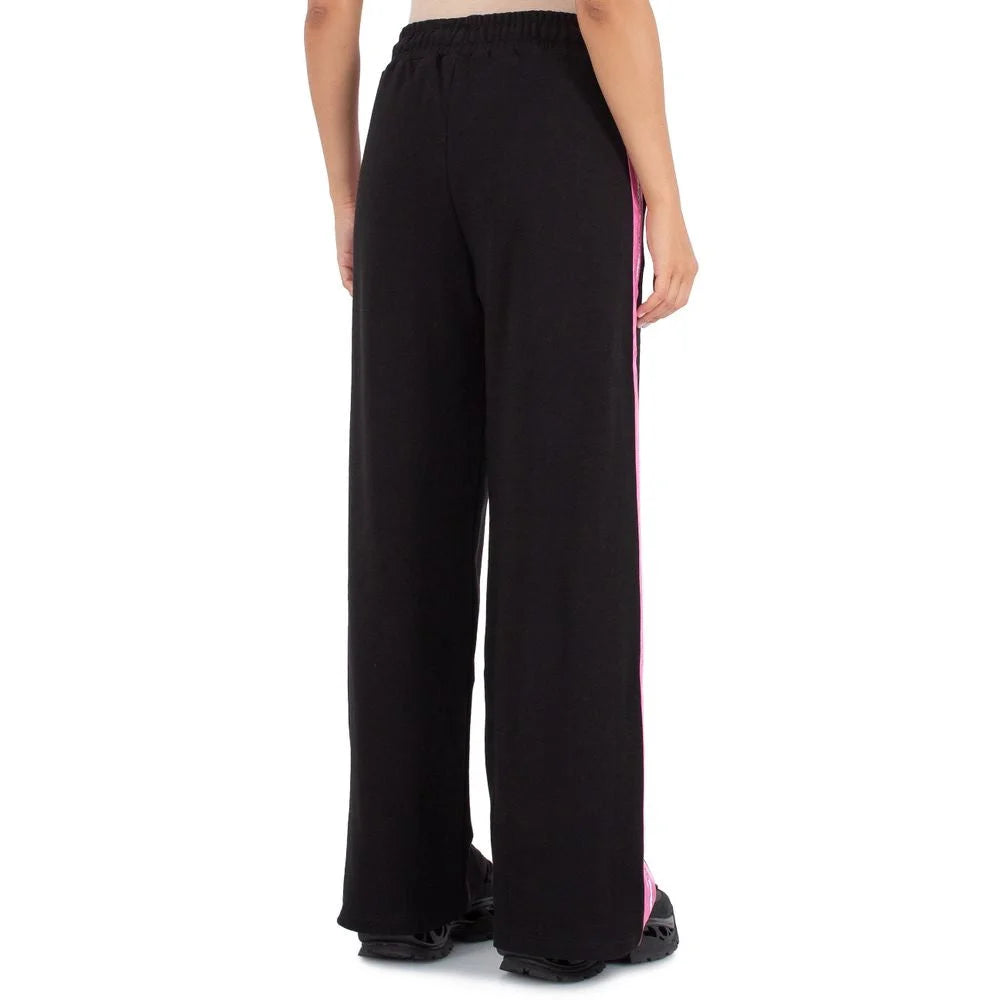 Comme Des Fuckdown Black Cotton Women Palazzo Pants - Trousers