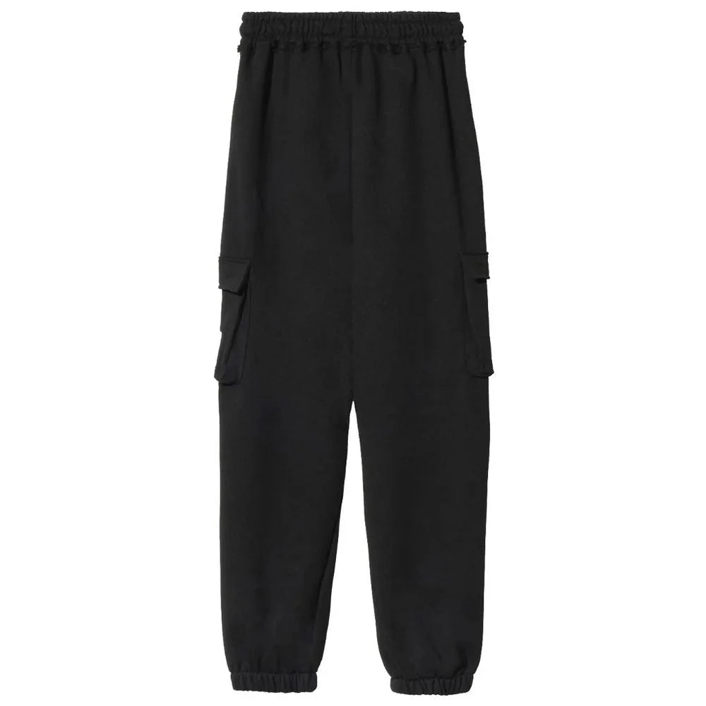 Comme Des Fuckdown Black Cotton Women Pant - Cargo Pants