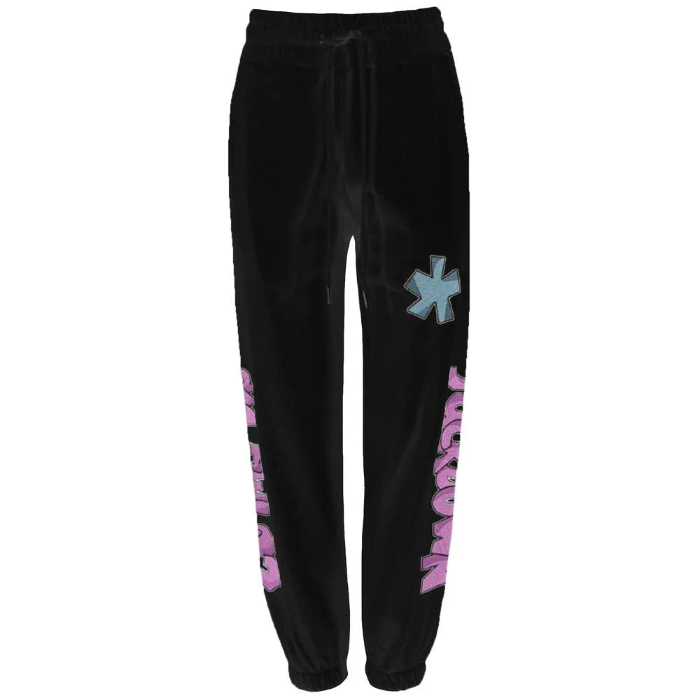 Comme Des Fuckdown Black Cotton Women Sweatpants - Sweatpants