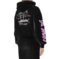 Comme Des Fuckdown Black Cotton Women Sweatshirt - Hoodies