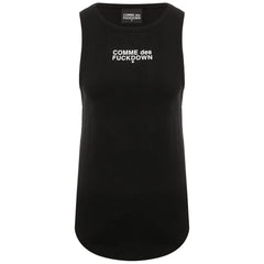 Comme Des Fuckdown ’Black Cotton Women Tank Top’ - Tank Tops