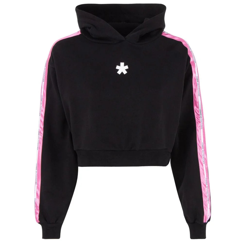 Comme Des Fuckdown Black Cotton Women’s Sweater Hoodie - Hoodies