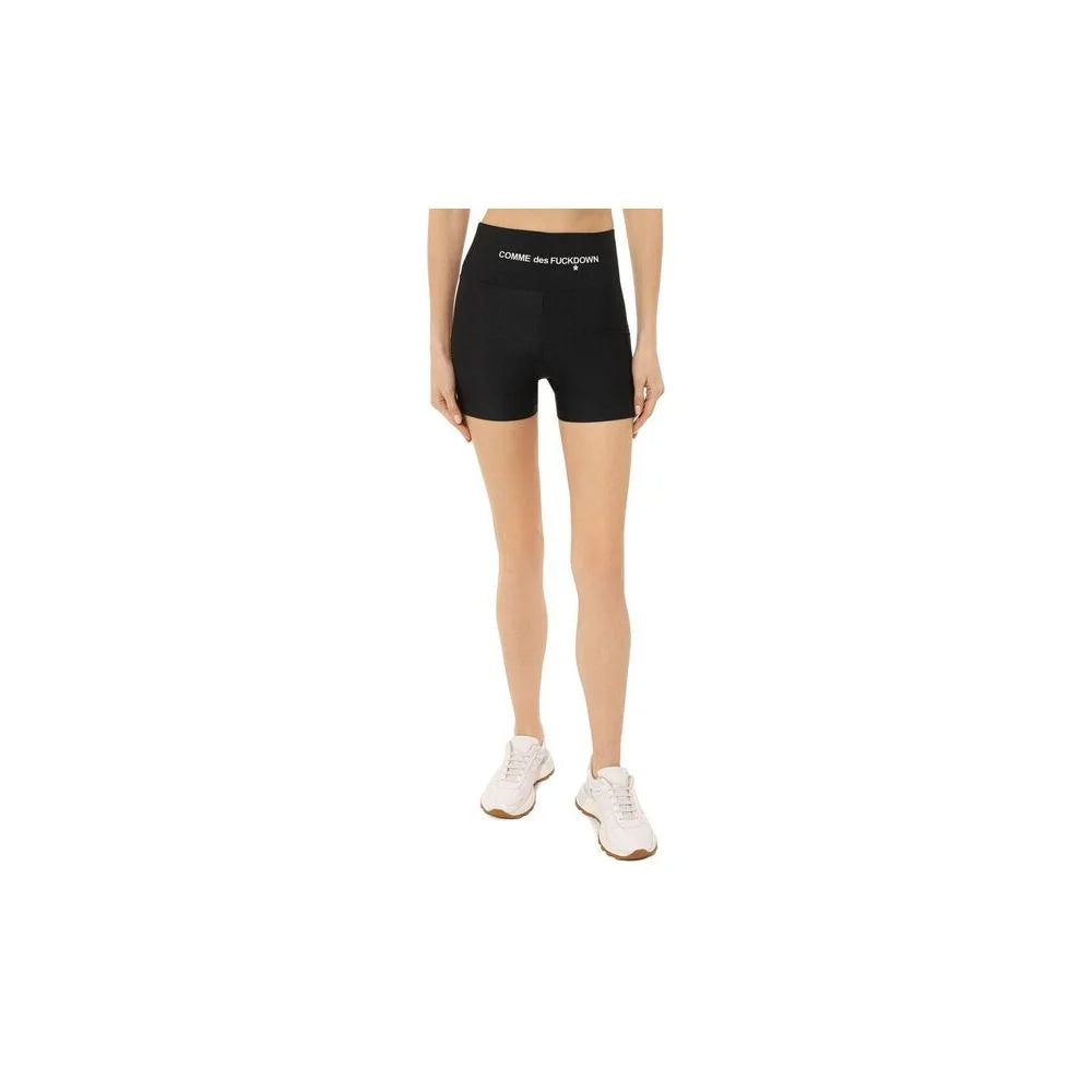 Comme Des Fuckdown Black Nylon Short - Legging Shorts