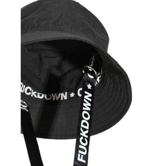 Comme Des Fuckdown Black Polyester Men Fisherman Hat - UNI