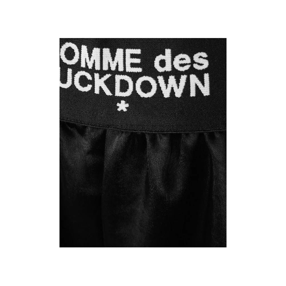Comme Des Fuckdown Black Polyester Short - XS - Shorts