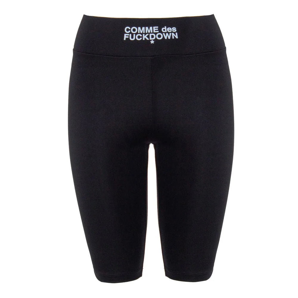 Comme Des Fuckdown Black Polyester Women Leggings - Leggings