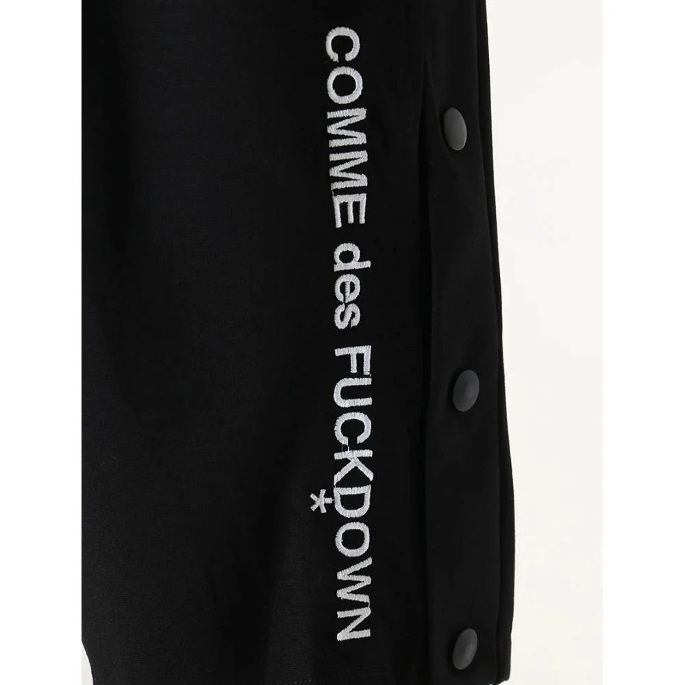 Comme Des Fuckdown Black Viscose Men Bermuda Short - L - Bermudas