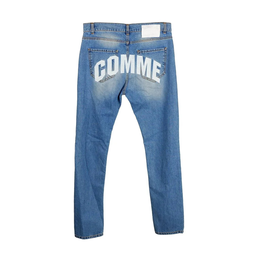 Comme Des Fuckdown Blue Cotton Men’s Jeans - 36 - Jeans