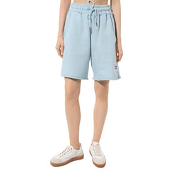 Comme Des Fuckdown Blue Cotton Short - Jogger Shorts