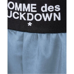 Comme Des Fuckdown Blue Polyester Short - Jogger Shorts