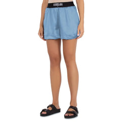 Comme Des Fuckdown Blue Polyester Short - Jogger Shorts